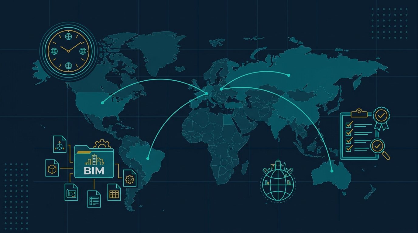 Outsourcing BIM Services: What International Clients Should Know About Time Zones, File Handoffs, and Quality Control